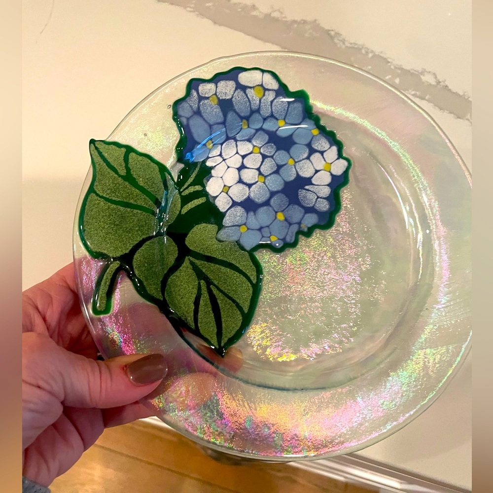 Jan Mitchell Hydrangea Salad Plates